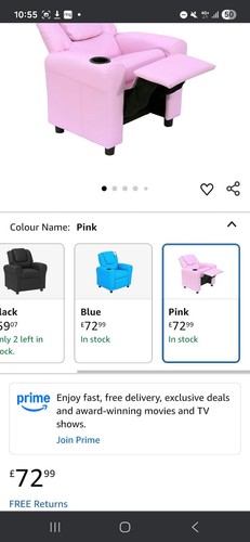 Kids recliner chair with - recliner,