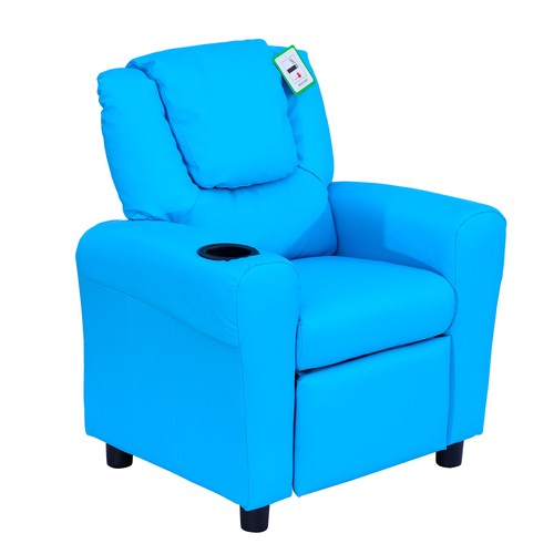Kids recliner chair pu - kids, chair,