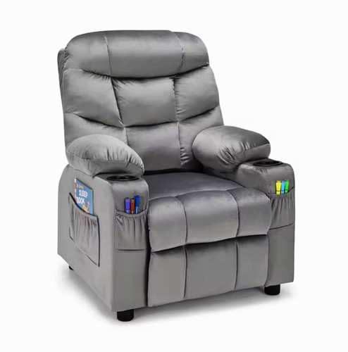 Grey children recliner - grey, children’s